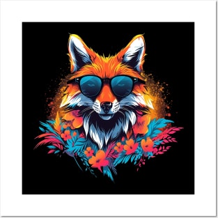 cool fox Posters and Art